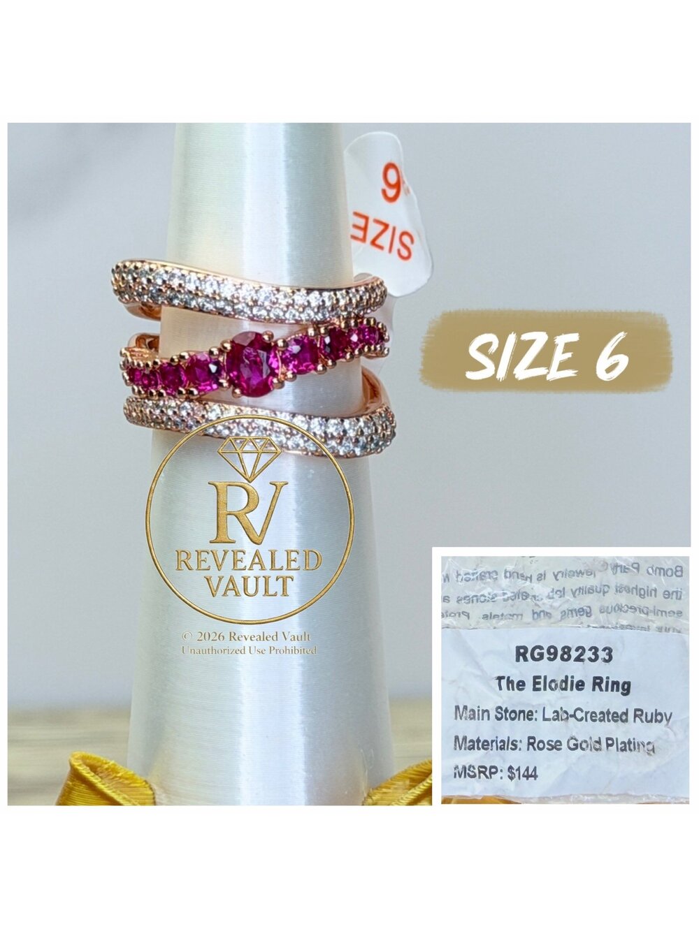 The Elodie Ring - Size 6 - July Birthday 2026
